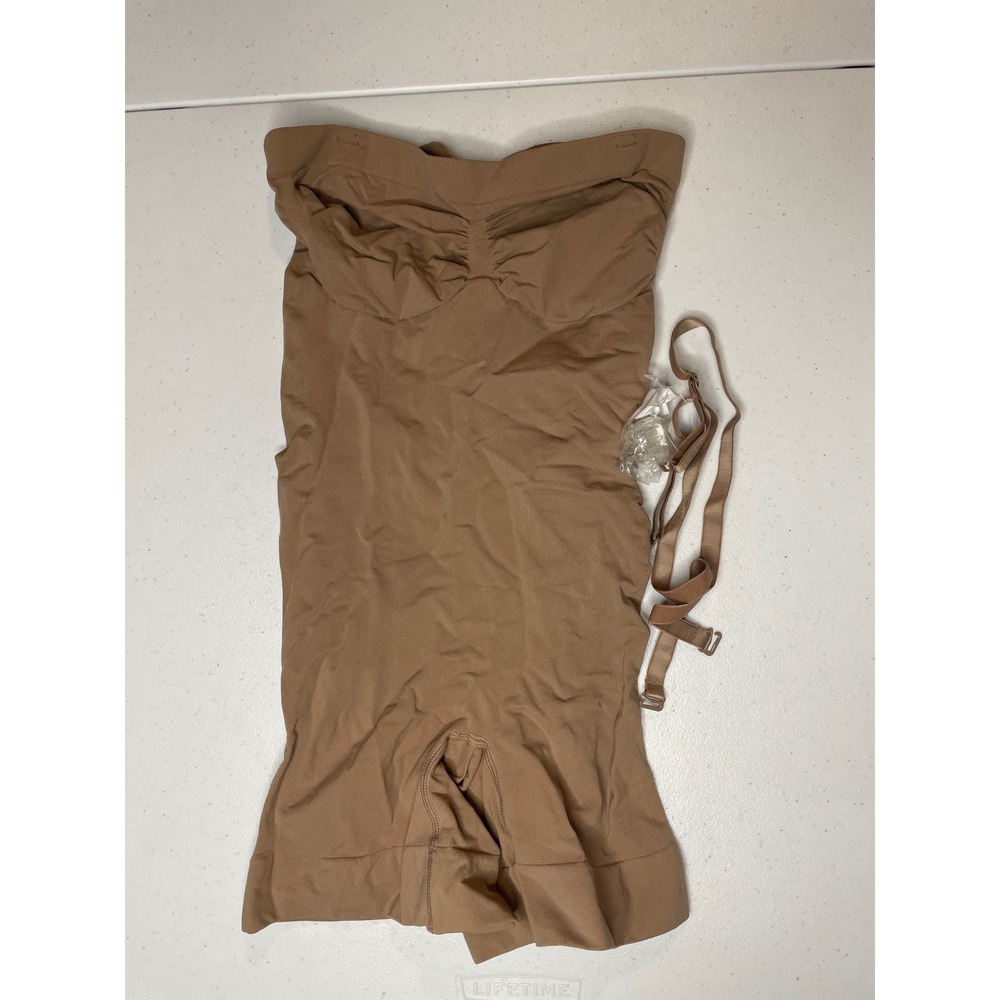 SHAPERX Strapless Shortie Bodysuit, S/M